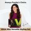 VEGA Miss Versatile Styling Set Straightener, Curler & Dryer Gift Combo (VHSS-03), Black VEGA Miss Versatile Styling Set Straightener, Curler & Dryer Gift Combo (VHSS-03), Black