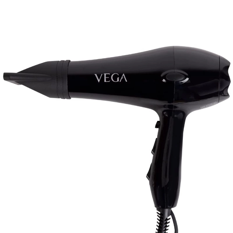 VEGA Pro Touch 1800-2000 Watts Professional Hair Dryer with 2 Detachable Nozzles (VHDP-02)- Black VEGA Pro Touch 1800-2000 Watts Professional Hair Dryer with 2 Detachable Nozzles (VHDP-02)- Black