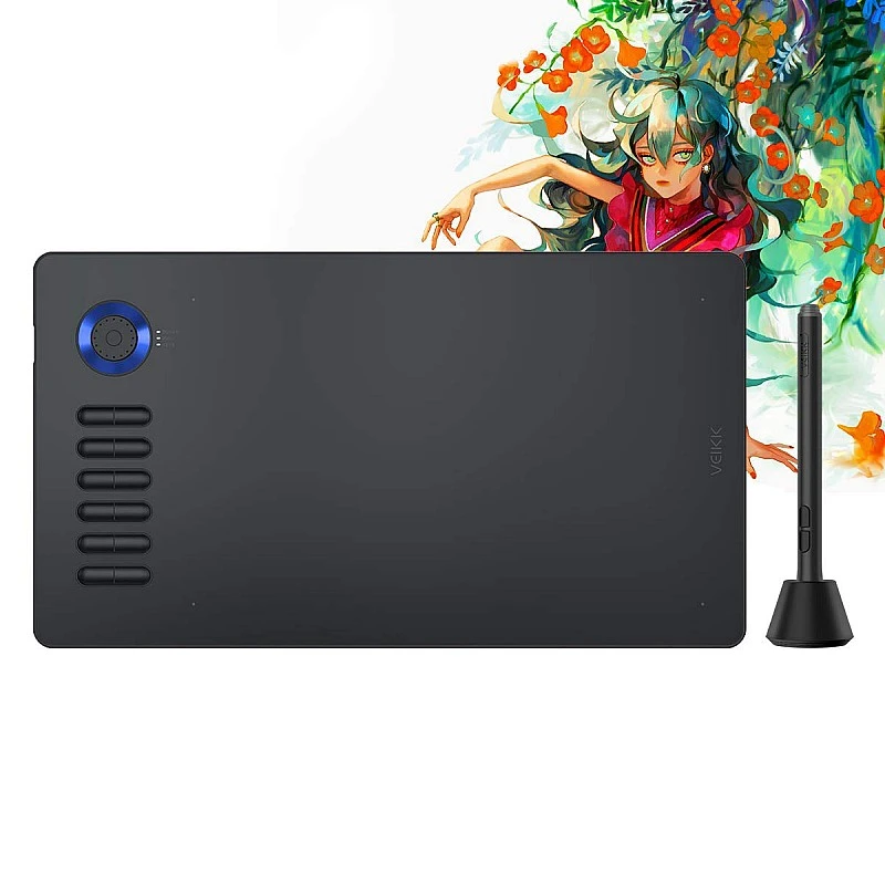Veikk A15 Pro Graphic Drawing Tablet Support Windows Mac Android Mobile with Pressure Sensitivity Grey Veikk A15 Pro Graphic Drawing Tablet Support Windows Mac Android Mobile with Pressure Sensitivity Grey