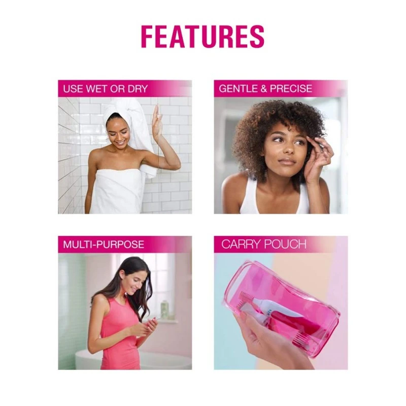 Veet Sensitive Touch Expert Trimmer for Face, Underarms and Bikini line – Battery & Carry Pouch included Veet Sensitive Touch Expert Trimmer for Face, Underarms and Bikini line – Battery & Carry Pouch included