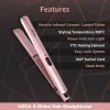 Vega K Shine Hair Straightener for Women with Keratin infused Plates for Minimise Hair Damage, Heat upto 200°C, Power Indicator Light, Rose Gold, (VHSH-28) Vega K Shine Hair Straightener for Women with Keratin infused Plates for Minimise Hair Damage, Heat upto 200°C, Power Indicator Light, Rose Gold, (VHSH-28)