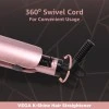 Vega K Shine Hair Straightener for Women with Keratin infused Plates for Minimise Hair Damage, Heat upto 200°C, Power Indicator Light, Rose Gold, (VHSH-28) Vega K Shine Hair Straightener for Women with Keratin infused Plates for Minimise Hair Damage, Heat upto 200°C, Power Indicator Light, Rose Gold, (VHSH-28)