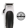 WAHL Home Cut Black Edition Hair Clipper Complete Hair Cutting Clipper with Thumb Adjustable Taper & Travel Pouch, Powerful Electromagnetic Motor with 14,400 strokes per min, Self-Sharpening Carbon Steel Blades, 10 Cutting WAHL Home Cut Black Edition Hair Clipper Complete Hair Cutting Clipper with Thumb Adjustable Taper & Travel Pouch, Powerful Electromagnetic Motor with 14,400 strokes per min, Self-Sharpening Carbon Steel Blades, 10 Cutting