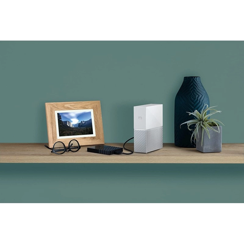 WD My Cloud Home WDBVXC0020HWT-BESN 2TB Network Attached Storage (White) Personal Cloud