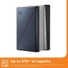 WD Western Digital 4TB My Passport Ultra Portable Hard Disk Metal Drive, USB-C & USB 3.1 with Automatic Backup,Password Protection, Compatible with Windows&Mac, External HDD-Blue WD Western Digital 4TB My Passport Ultra Portable Hard Disk Metal Drive, USB-C & USB 3.1 with Automatic Backup,Password Protection, Compatible with Windows&Mac, External HDD-Blue