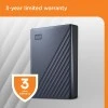 WD Western Digital 4TB My Passport Ultra Portable Hard Disk Metal Drive, USB-C & USB 3.1 with Automatic Backup,Password Protection, Compatible with Windows&Mac, External HDD-Blue WD Western Digital 4TB My Passport Ultra Portable Hard Disk Metal Drive, USB-C & USB 3.1 with Automatic Backup,Password Protection, Compatible with Windows&Mac, External HDD-Blue