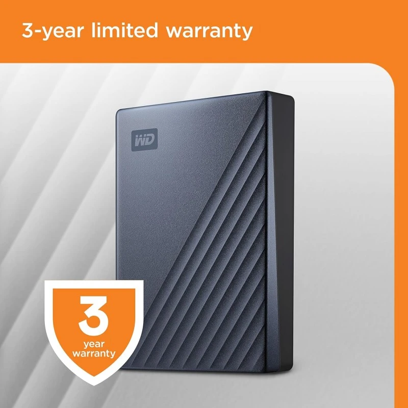 WD Western Digital 5TB My Passport Ultra Portable Hard Disk Metal Drive, USB-C & USB 3.1 with Automatic Backup,Password Protection, Compatible with Windows&Mac, External HDD-Blue WD Western Digital 5TB My Passport Ultra Portable Hard Disk Metal Drive, USB-C & USB 3.1 with Automatic Backup,Password Protection, Compatible with Windows&Mac, External HDD-Blue
