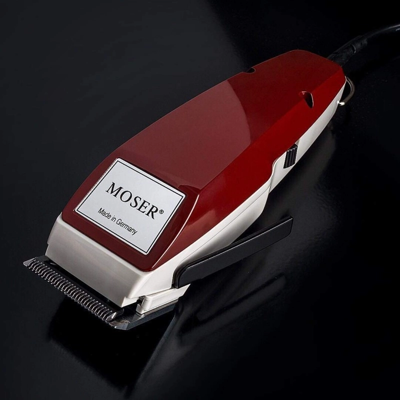 Wahl 01400-0016 Corded Steel Moser Classic Professional Hair Clipper; 0.7-3 mm; Stainless steel Star Blades for precision cutting; Red Wahl 01400-0016 Corded Steel Moser Classic Professional Hair Clipper; 0.7-3 mm; Stainless steel Star Blades for precision cutting; Red