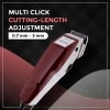 Wahl 01400-0016 Corded Steel Moser Classic Professional Hair Clipper; 0.7-3 mm; Stainless steel Star Blades for precision cutting; Red Wahl 01400-0016 Corded Steel Moser Classic Professional Hair Clipper; 0.7-3 mm; Stainless steel Star Blades for precision cutting; Red