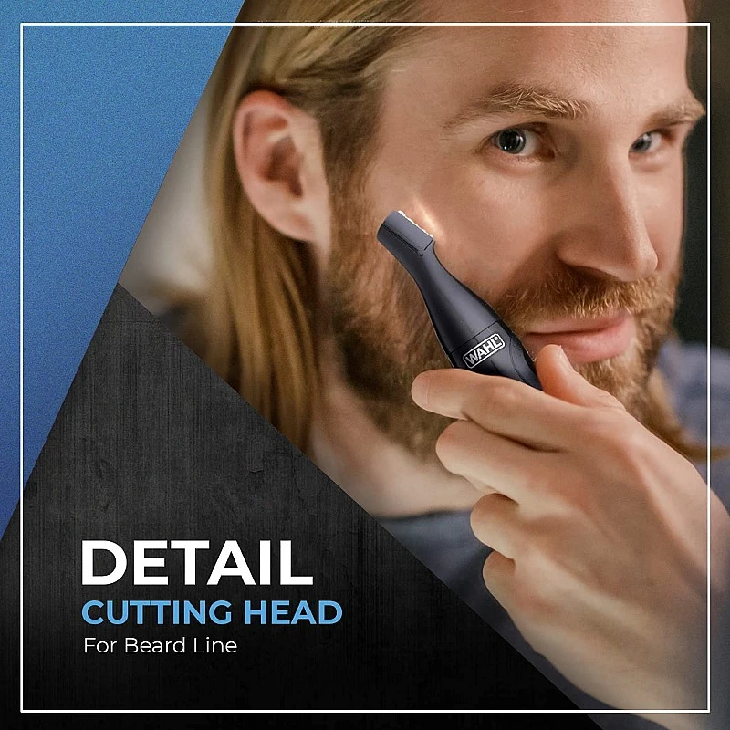 Wahl 5608-524 Cordless Mini Groomsman Grooming 3 in 1 Trimmer; 3 Taatchments: Nose Trimmer Black Wahl 5608-524 Cordless Mini Groomsman Grooming 3 in 1 Trimmer; 3 Taatchments: Nose Trimmer Black