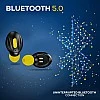 WeCool Moonwalk Mini Earbuds with Magnetic Charging Case with Digital Battery Indicator for Crisp Yellow WeCool Moonwalk Mini Earbuds with Magnetic Charging Case with Digital Battery Indicator for Crisp Yellow