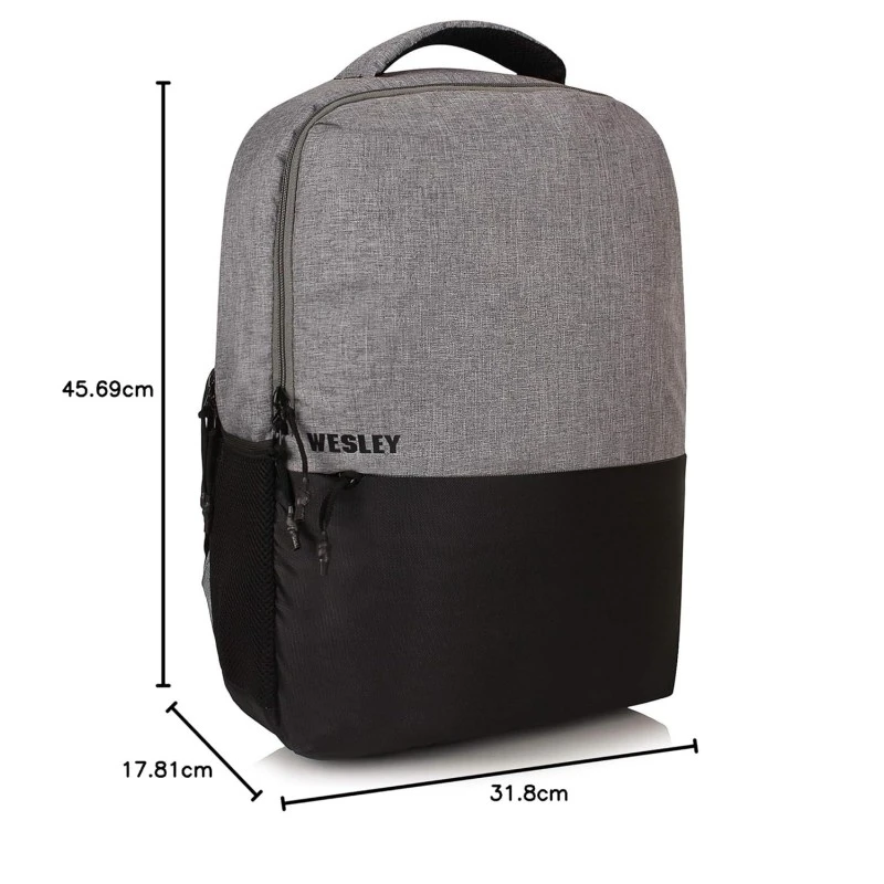 Wesley Milestone 2.0 Casual Waterproof Laptop Backpack/Office Bag/School Bag/College Bag/Travel Backpack (Dimensions:13x18 inches) (Compatible with 39.62cm(15.6inch Laptop) 30 L Wesley Milestone 2.0 Casual Waterproof Laptop Backpack/Office Bag/School Bag/College Bag/Travel Backpack (Dimensions:13x18 inches) (Compatible with 39.62cm(15.6inch Laptop) 30 L