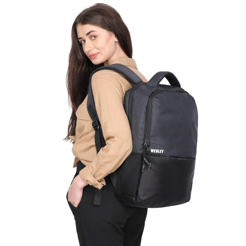 Wesley Milestone 2.0 Casual Waterproof Laptop Backpack/Office Bag/School Bag/College Bag/Travel Backpack (Dimensions:13x18 inches) (Compatible with 39.62cm(15.6inch Laptop) 30 L Wesley Milestone 2.0 Casual Waterproof Laptop Backpack/Office Bag/School Bag/College Bag/Travel Backpack (Dimensions:13x18 inches) (Compatible with 39.62cm(15.6inch Laptop) 30 L