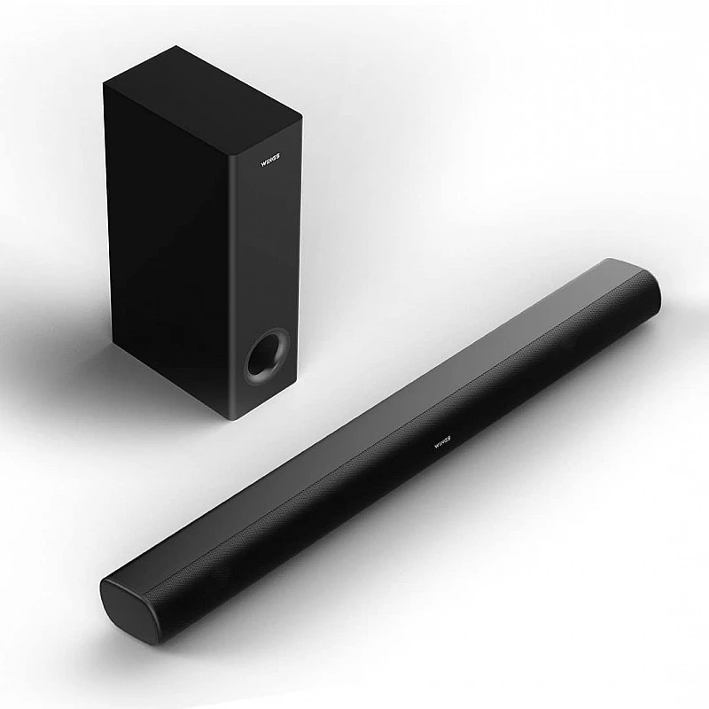 Wings Centerstage 2000, 2.1 Channel Soundbar with 100W RMS,5.0 Bluetooth, USB, Aux, HDMI Connection & Remote Control, Black,WL-CENTERSTAGE2000-BLK Wings Centerstage 2000, 2.1 Channel Soundbar with 100W RMS,5.0 Bluetooth, USB, Aux, HDMI Connection & Remote Control, Black,WL-CENTERSTAGE2000-BLK