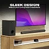 Wings Newly Launched Wings Centerstage 3000, 2.1 Channel Soundbar with 160W RMS, 5.0 Bluetooth, USB, Aux, HDMI Connection & Remote Control, Black, WL-CENTERSTAGE3000-BLK Wings Newly Launched Wings Centerstage 3000, 2.1 Channel Soundbar with 160W RMS, 5.0 Bluetooth, USB, Aux, HDMI Connection & Remote Control, Black, WL-CENTERSTAGE3000-BLK