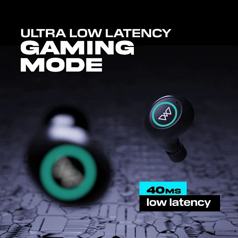 Wings Powerpods Wireless in Ear Earbuds with Powerbank Function, 150 Hours Playtime, Massive 2500mAh Digital Display Battery, Low Latency for Gaming (Black) Wings Powerpods Wireless in Ear Earbuds with Powerbank Function, 150 Hours Playtime, Massive 2500mAh Digital Display Battery, Low Latency for Gaming (Black)