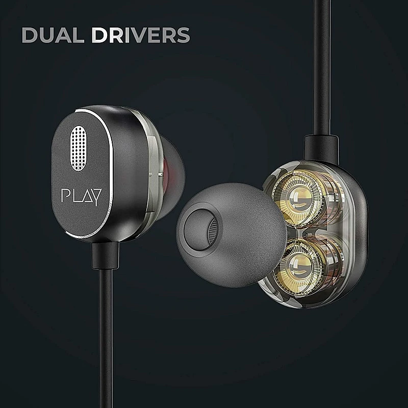 World Of PLAY PLAYGO N23 (2020) Wireless Earphones Neckband-Galaxy Black World Of PLAY PLAYGO N23 (2020) Wireless Earphones Neckband-Galaxy Black
