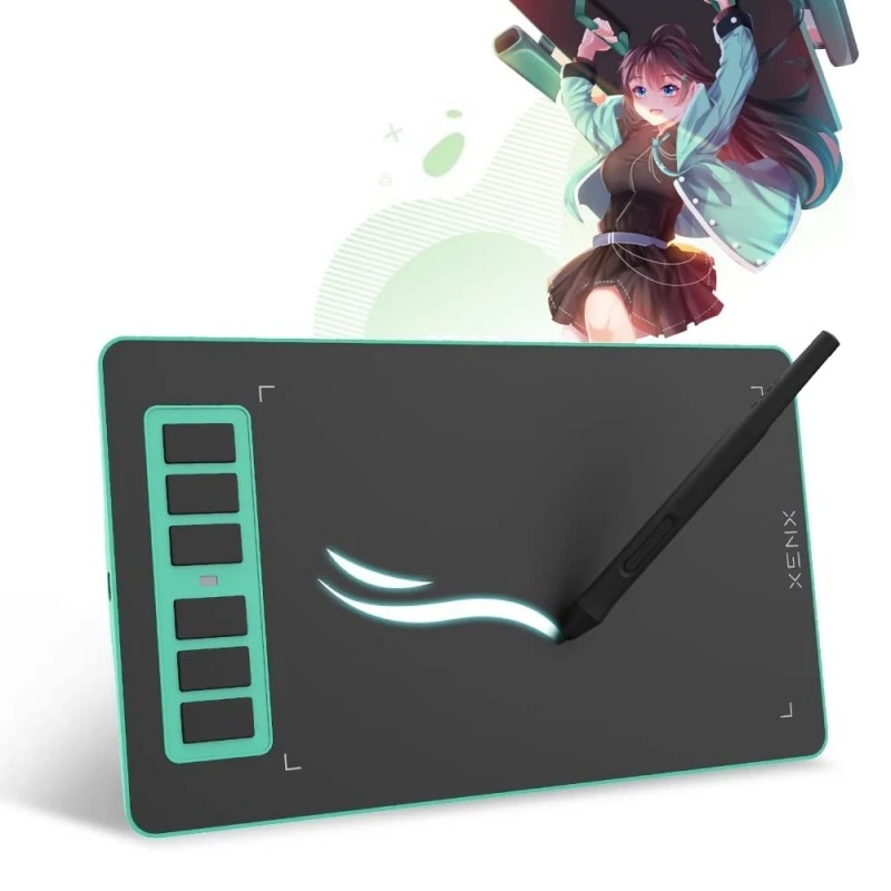 XENX P1640 Digital Graphics Tablet (6x4 inch, 6 Shortcut Keys, 8192 Pressure Levels,Battery-Free, Windows, MacOS and Android Supported) Drawing Pen Tablet for Digital Art & Education XENX P1640 Digital Graphics Tablet (6x4 inch, 6 Shortcut Keys, 8192 Pressure Levels,Battery-Free, Windows, MacOS and Android Supported) Drawing Pen Tablet for Digital Art & Education