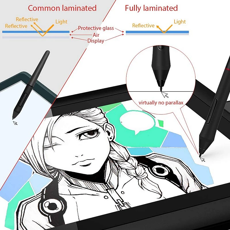 XP Pen Artist 13.3 Pro 11.56 x 6.5 inch Graphics Tablet Black Connectivity-USB XP Pen Artist 13.3 Pro 11.56 x 6.5 inch Graphics Tablet Black Connectivity-USB