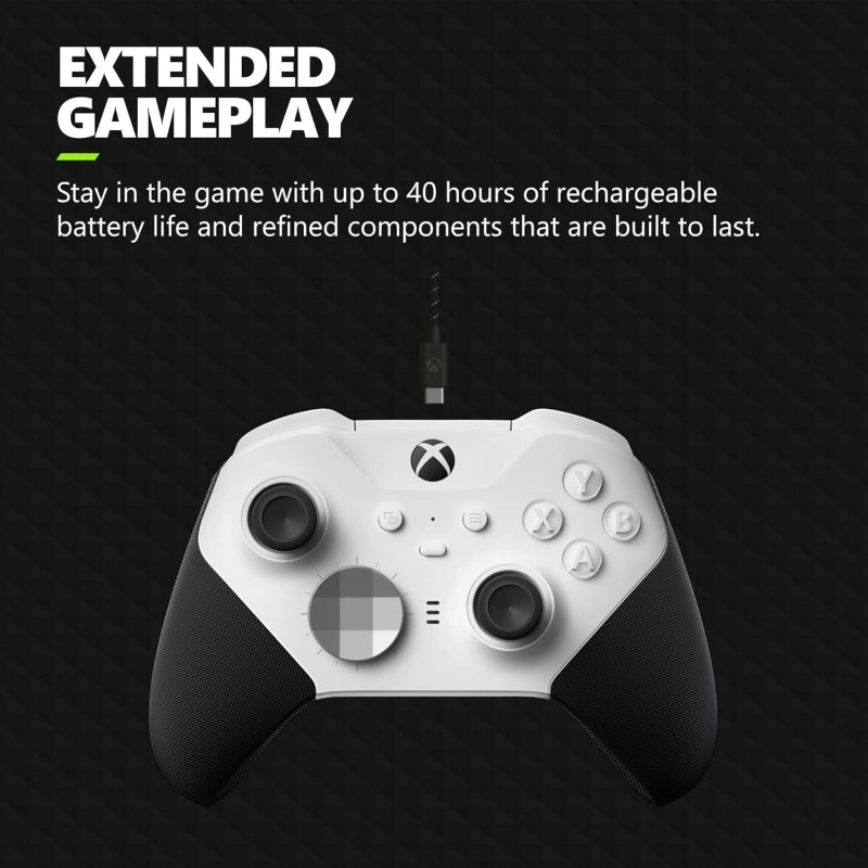 Xbox Elite Series 2 Core Wireless Gaming Controller – Black – Xbox Series X|S, Xbox One, Windows PC, Android, and iOS
