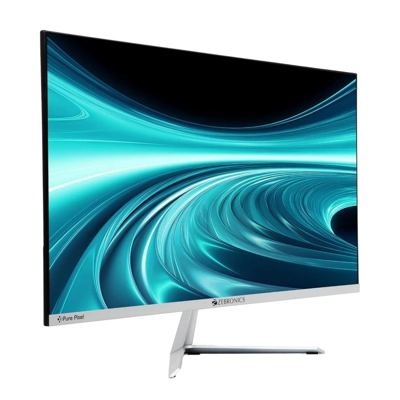 ZEBRONICS A24FHD LED Monitor, 24 inch (60.96cm), 250 nits, 100Hz, Slim Design, FHD, 1080p, Wall Mountable, HDMI, VGA, Ultra Slim Bezel, Metal stand, Built-in Speakers- ZEBRONICS A24FHD LED Monitor, 24 inch (60.96cm), 250 nits, 100Hz, Slim Design, FHD, 1080p, Wall Mountable, HDMI, VGA, Ultra Slim Bezel, Metal stand, Built-in Speakers-