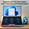 ZEBRONICS NC6500D Laptop Cooling Pad with Support up to 17 inch (43.18 cm) Laptops, Hexa Fans, Speed Control, RGB LED, Detachable Mobile Holder, 5 Step Retractable Stand, Built in USB Ports (Silver) ZEBRONICS NC6500D Laptop Cooling Pad with Support up to 17 inch (43.18 cm) Laptops, Hexa Fans, Speed Control, RGB LED, Detachable Mobile Holder, 5 Step Retractable Stand, Built in USB Ports (Silver)