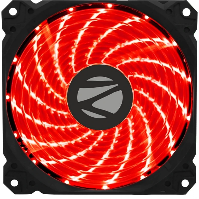 ZEBRONICS ZEB-PGF110 120mm Red Premium Chassis Fan, with High Speed 43.5CFM Airflow, Hydraumatic Bearing, 33 LEDs, Anti Vibration Pads, 4 Pin Molex and 3 Pin Connector. ZEBRONICS ZEB-PGF110 120mm Red Premium Chassis Fan, with High Speed 43.5CFM Airflow, Hydraumatic Bearing, 33 LEDs, Anti Vibration Pads, 4 Pin Molex and 3 Pin Connector.
