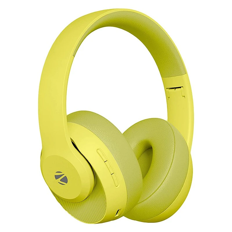 ZEBRONICS Zeb-DUKE1 Wireless 5.0 Headphone with 34Hrs* Battery Backup, Dual Pairing, Media & Volume Control h mic (Orange with Grey) ZEBRONICS Zeb-DUKE1 Wireless 5.0 Headphone with 34Hrs* Battery Backup, Dual Pairing, Media & Volume Control h mic (Orange with Grey)