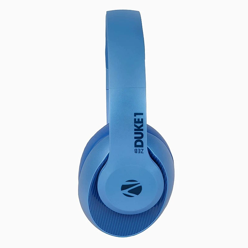 ZEBRONICS Zeb-DUKE1 Wireless 5.0 Headphone with 34Hrs* Battery Backup, Dual Pairing, Media & Volume Control h mic (Orange with Grey) ZEBRONICS Zeb-DUKE1 Wireless 5.0 Headphone with 34Hrs* Battery Backup, Dual Pairing, Media & Volume Control h mic (Orange with Grey)