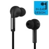 ZEBRONICS Zeb-Ease Wired in Ear Earphone with Mic (Black)- ZEBRONICS Zeb-Ease Wired in Ear Earphone with Mic (Black)-