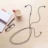 ZEBRONICS Zeb-Ease Wired in Ear Earphone with Mic (Black)- ZEBRONICS Zeb-Ease Wired in Ear Earphone with Mic (Black)-