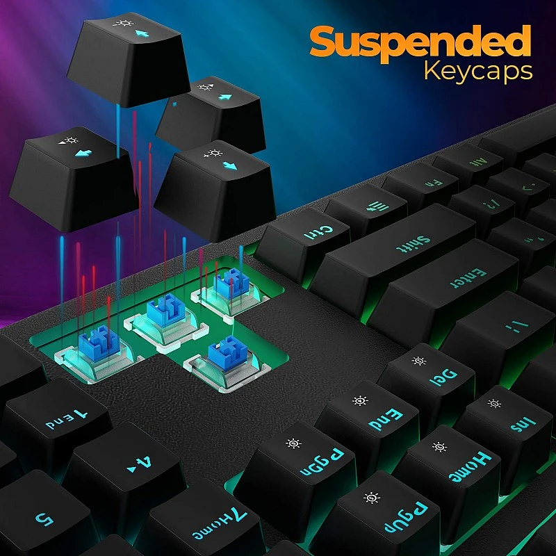 Zebronics Zeb-Max Plus V2 Premium Mechanical Keyboard with 104 Tactile Switch Keys Zebronics Zeb-Max Plus V2 Premium Mechanical Keyboard with 104 Tactile Switch Keys