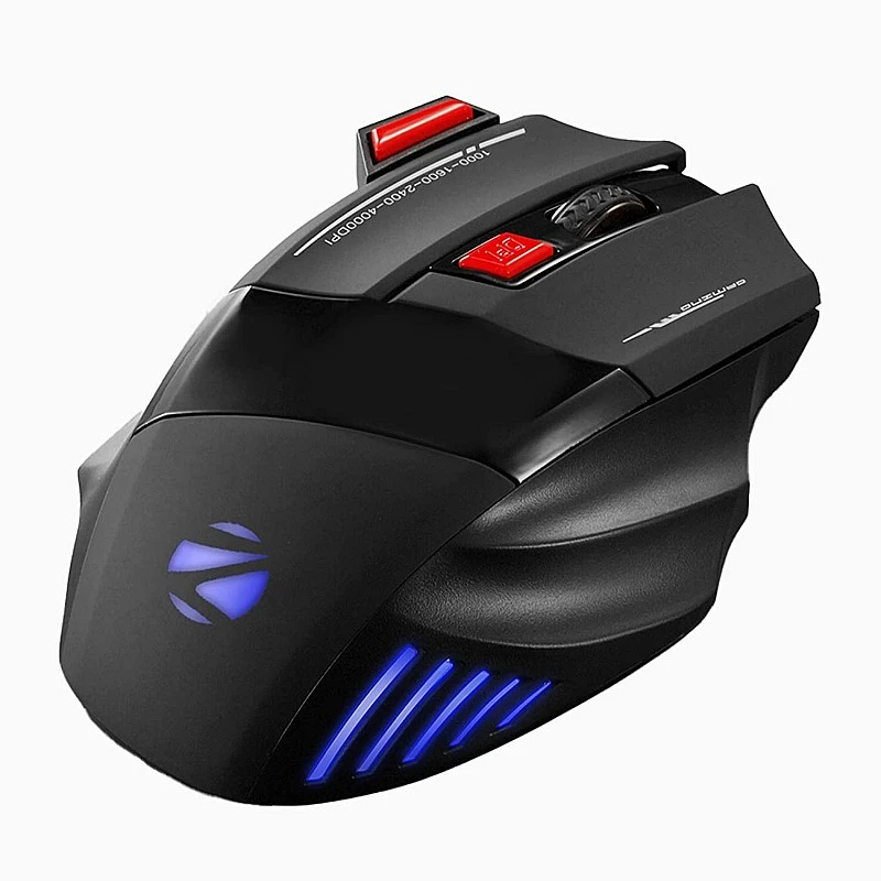 ZEBRONICS Zeb-Reaper 2.4GHz Wireless Gaming Mouse with USB Nano Receiver Black ZEBRONICS Zeb-Reaper 2.4GHz Wireless Gaming Mouse with USB Nano Receiver Black