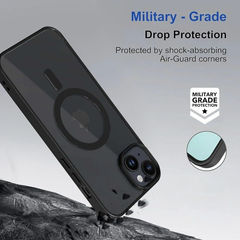 Zapcase Back Case Cover for iPhone 15 | Compatible for iPhone 15 Back Cover | Scratch-Resistant Back Cover | Black Zapcase Back Case Cover for iPhone 15 | Compatible for iPhone 15 Back Cover | Scratch-Resistant Back Cover | Black