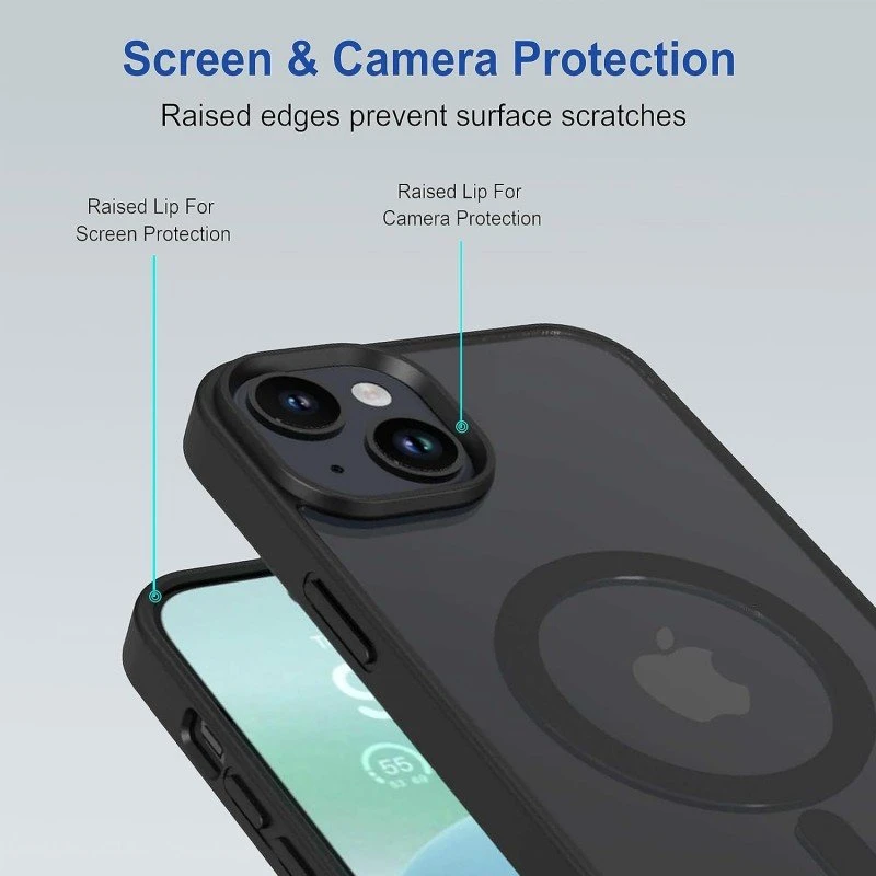 Zapcase Back Case Cover for iPhone 15 | Compatible for iPhone 15 Back Cover | Scratch-Resistant Back Cover | Black Zapcase Back Case Cover for iPhone 15 | Compatible for iPhone 15 Back Cover | Scratch-Resistant Back Cover | Black