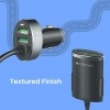 Zebronics ZEB-CC514AE Dual Port Front Back seat car Charger That Comes with Fast Charge Zebronics ZEB-CC514AE Dual Port Front Back seat car Charger That Comes with Fast Charge