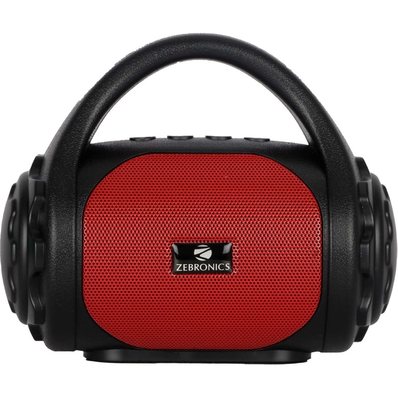 Zebronics ZEB-COUNTY 3W Wireless Bluetooth Portable Speaker With Supporting Carry Handle, USB, SD Card, AUX, FM & Call Function. (Black)