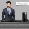 Zebronics ZEB-JUKE BAR 4 Wireless Bluetooth Soundbar With Subwoofer Supporting Wall Mount, USB, SD, FM, AUX, TV IN & Remote Control. 