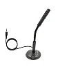 Zebronics ZEB-SM600 PRO Omnidirectional Desktop Microphone, 3.5mm Connector, Flexible Design, 2 Meter Braided Cable Zebronics ZEB-SM600 PRO Omnidirectional Desktop Microphone, 3.5mm Connector, Flexible Design, 2 Meter Braided Cable