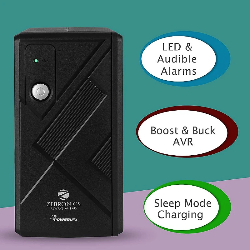 Zebronics ZEB-U775 Power Supply UPS (Black) Zebronics ZEB-U775 Power Supply UPS (Black)