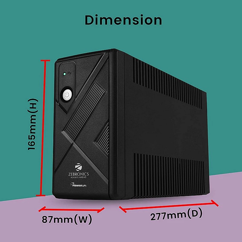 Zebronics ZEB-U775 Power Supply UPS (Black) Zebronics ZEB-U775 Power Supply UPS (Black)