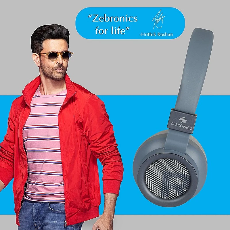 Zebronics Zeb-Bang Bluetooth Wireless Over Ear Headphones with Mic (Orange) Zebronics Zeb-Bang Bluetooth Wireless Over Ear Headphones with Mic (Orange)
