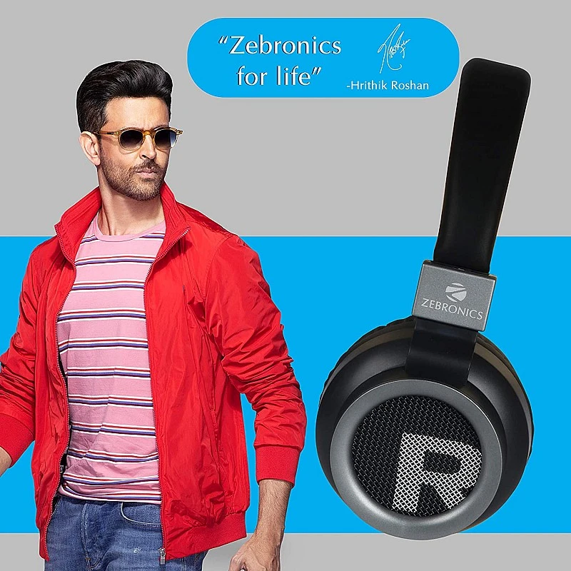 Zebronics Zeb-Bang Bluetooth Wireless Over Ear Headphones with Mic (Orange) Zebronics Zeb-Bang Bluetooth Wireless Over Ear Headphones with Mic (Orange)