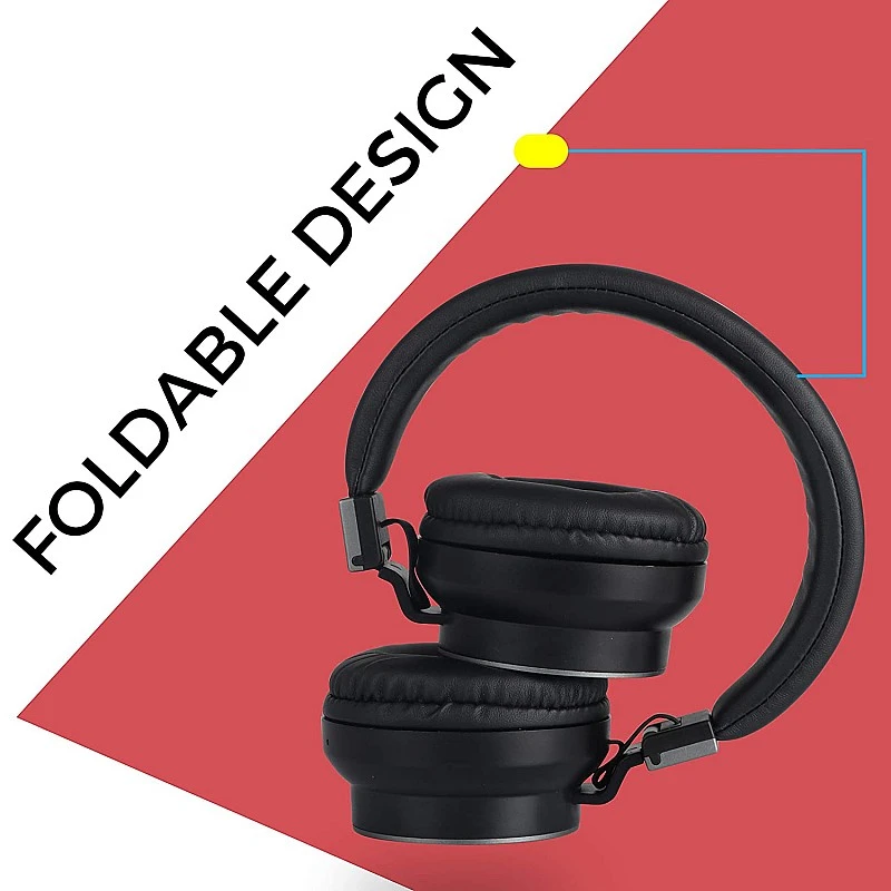 Zebronics Zeb-Bang Bluetooth Wireless Over Ear Headphones with Mic (Orange) Zebronics Zeb-Bang Bluetooth Wireless Over Ear Headphones with Mic (Orange)