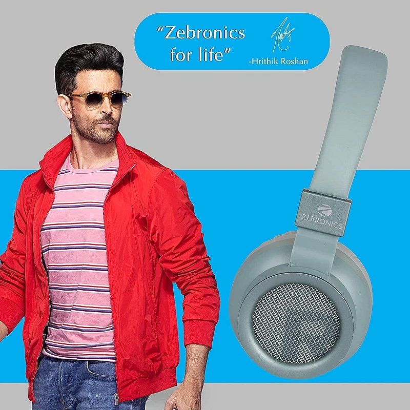 Zebronics Zeb-Bang Bluetooth Wireless Over Ear Headphones with Mic (Orange) Zebronics Zeb-Bang Bluetooth Wireless Over Ear Headphones with Mic (Orange)