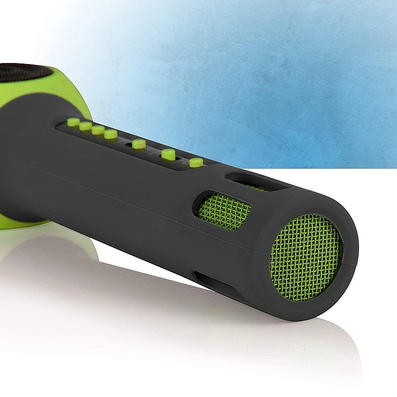 Zebronics Zeb-Fun 3 W Karaoke Mic Comes with Bluetooth Supporting Speaker, mSD Card, AUX and Media Control(Green) Zebronics Zeb-Fun 3 W Karaoke Mic Comes with Bluetooth Supporting Speaker, mSD Card, AUX and Media Control(Green)