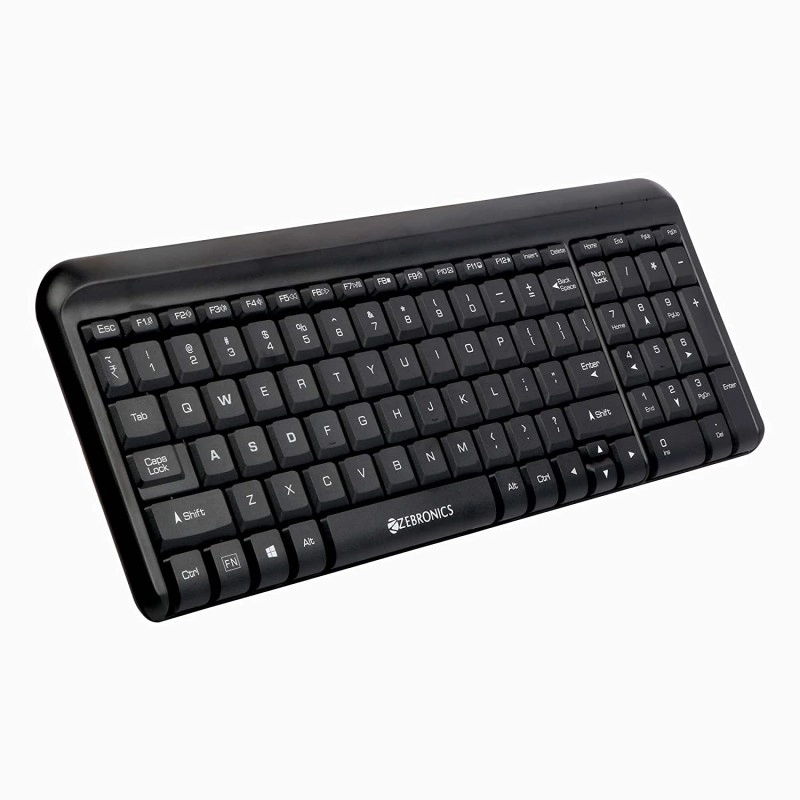 Zebronics Zeb-Glide USB Wired Multimedia Keyboard for PC/Laptop Gold Plated USB Connector Zebronics Zeb-Glide USB Wired Multimedia Keyboard for PC/Laptop Gold Plated USB Connector