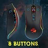 Zebronics Zeb Tempest - Premium USB Gaming Mouse with 7 Buttons, Upto 3200 DPI, RGB LED Modes and 1.8 Metre Braided Cable Zebronics Zeb Tempest - Premium USB Gaming Mouse with 7 Buttons, Upto 3200 DPI, RGB LED Modes and 1.8 Metre Braided Cable