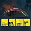 Zebronics Zeb Tempest - Premium USB Gaming Mouse with 7 Buttons, Upto 3200 DPI, RGB LED Modes and 1.8 Metre Braided Cable Zebronics Zeb Tempest - Premium USB Gaming Mouse with 7 Buttons, Upto 3200 DPI, RGB LED Modes and 1.8 Metre Braided Cable