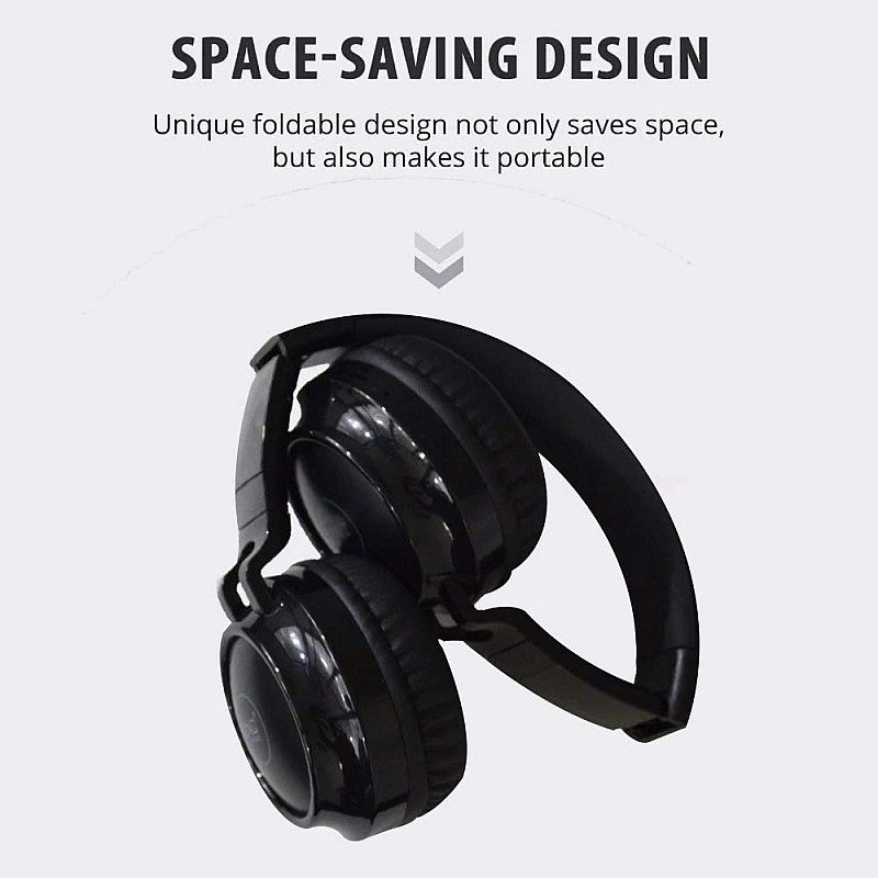 Zinq Erupt 4155 Wireless Bluetooth On Ear Headphone with Mic (Black) Zinq Erupt 4155 Wireless Bluetooth On Ear Headphone with Mic (Black)